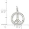 Sterling Silver Peace Charm &#x26; 18&#x22; Chain Jewerly 18.8mm x 12.4mm